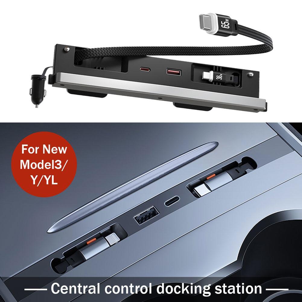 Usb Hub Type C - Car Central Control Docking Station USB