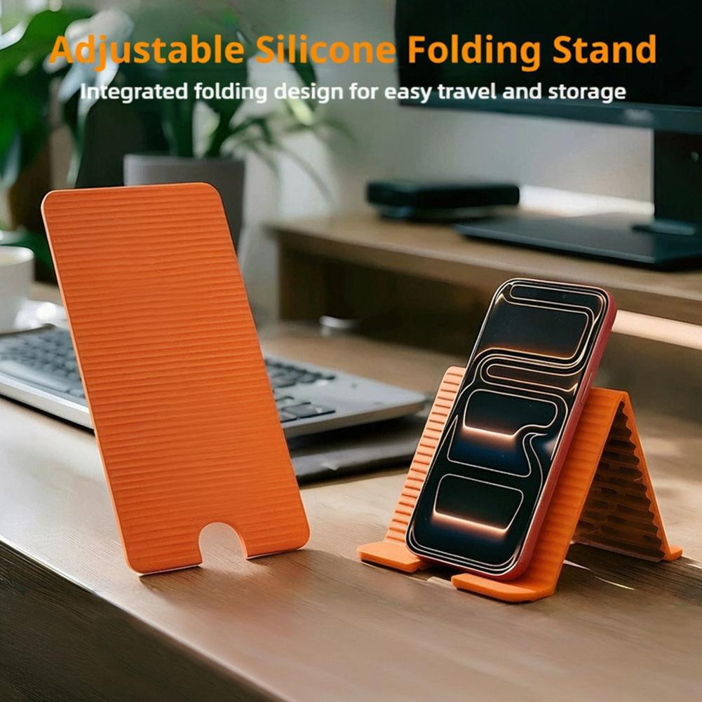 Tablet Holder Accessories - Flexible Foldable Silicone Phone Holder For