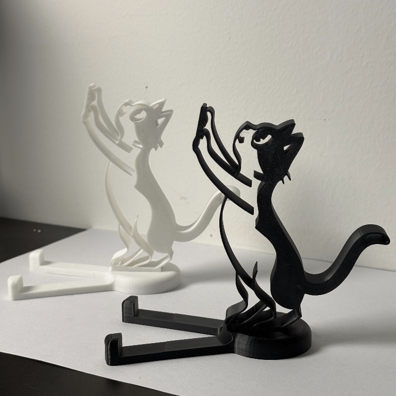Abstract Hollow Line Cat Phone - đánh giá và giá Tablet Holder Accessories