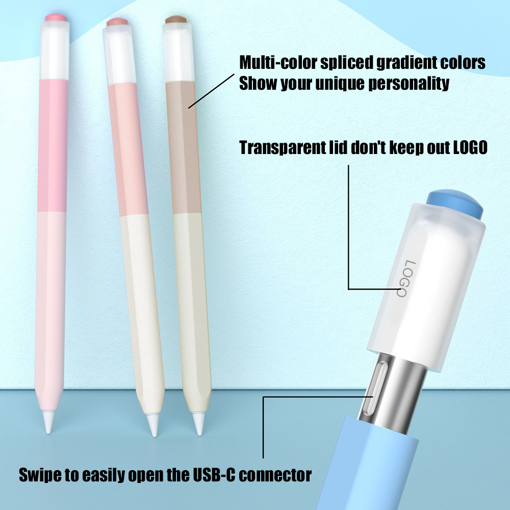 Color Splicing Silicone Pen Ca - đánh giá và giá Tablet Stylus Accessories