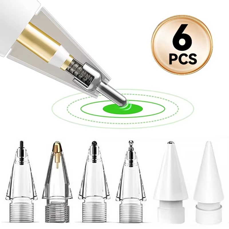 6 Pcs Replacement Pencil Tips  - đánh giá và giá Tablet Stylus Accessories