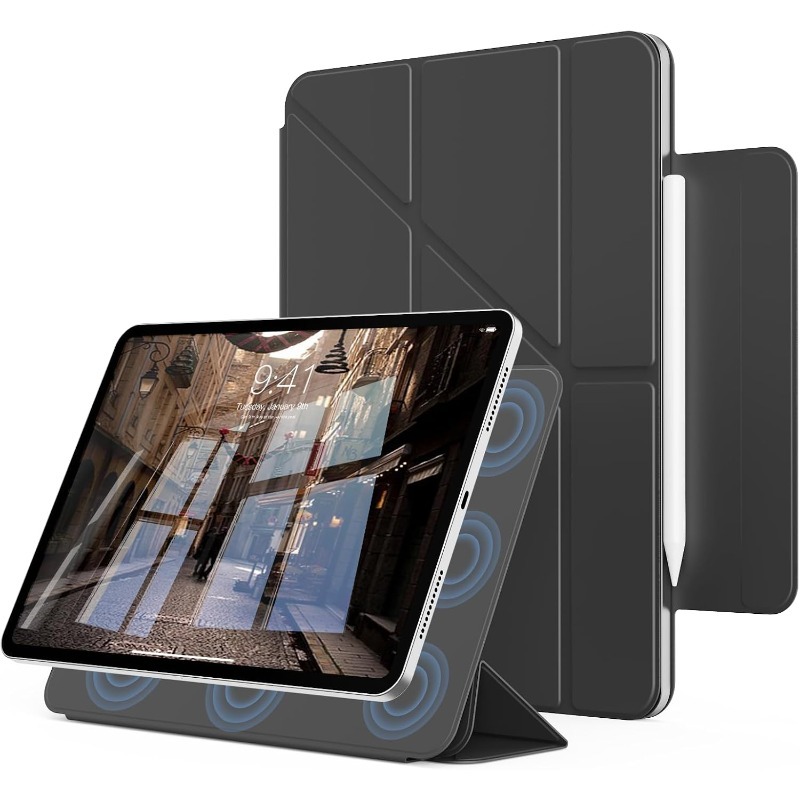 Y Fold Magnetic Case For iPad  - đánh giá và giá Ipad Cover Folio