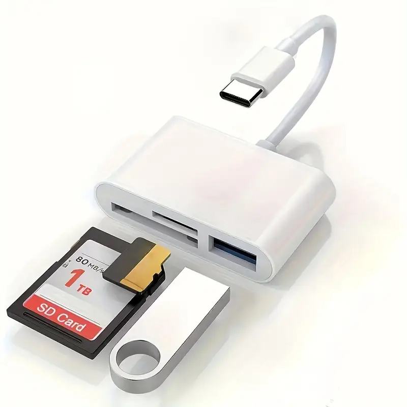 3-in-1 Type C Card Reader Micr - đánh giá và giá Microsd Card Tablet