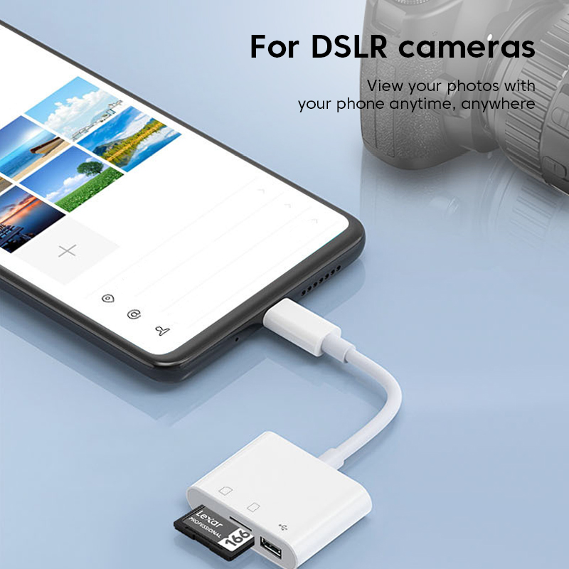 3-in-1 Type C Card Reader Micr - đánh giá và giá Microsd Card Tablet