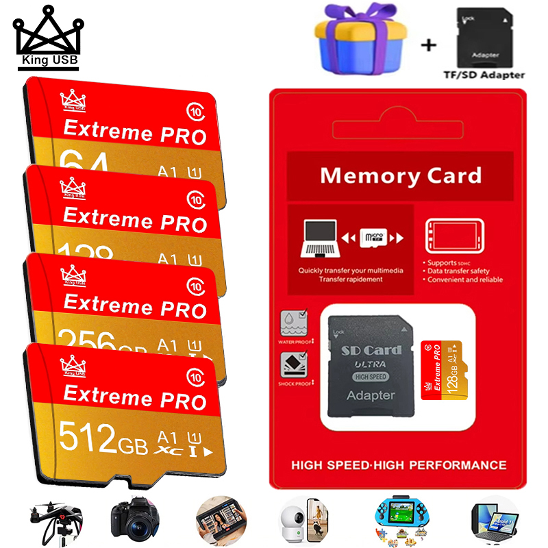 Class 10 Micro TF 256GB 512GB  - đánh giá và giá Microsd Card Tablet