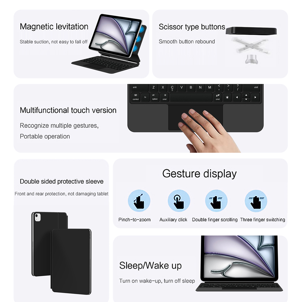 Magic Keyboard Case for iPad A - đánh giá và giá Ipad Cover Folio