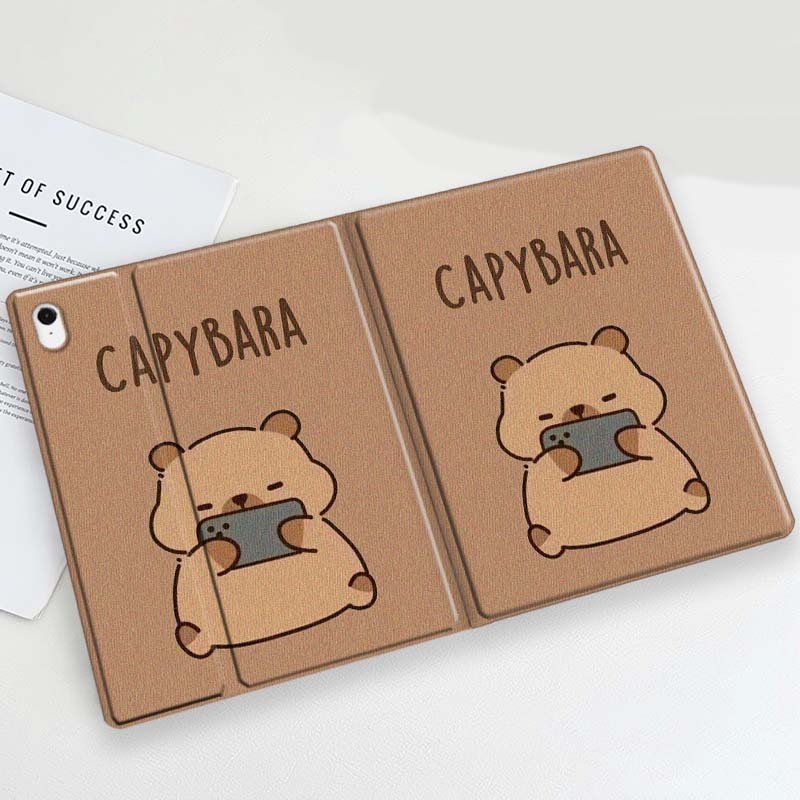 Cartoon Capybara Bubble Tea Fo - đánh giá và giá Samsung Tablet S11 Accessories