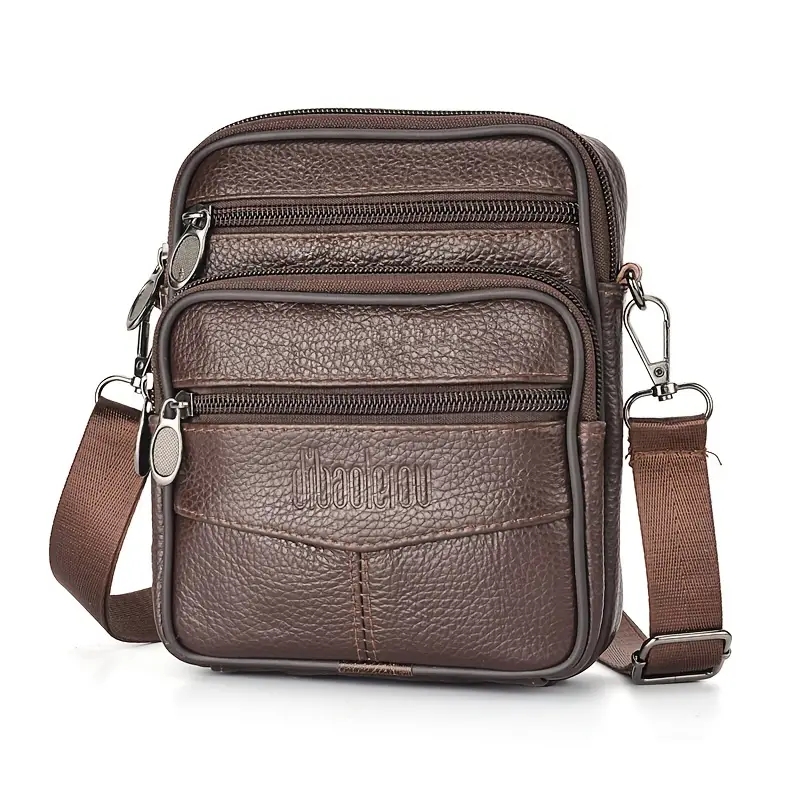 Men's New Genuine Leather Cros - đánh giá và giá Tablet Shoulder Bag