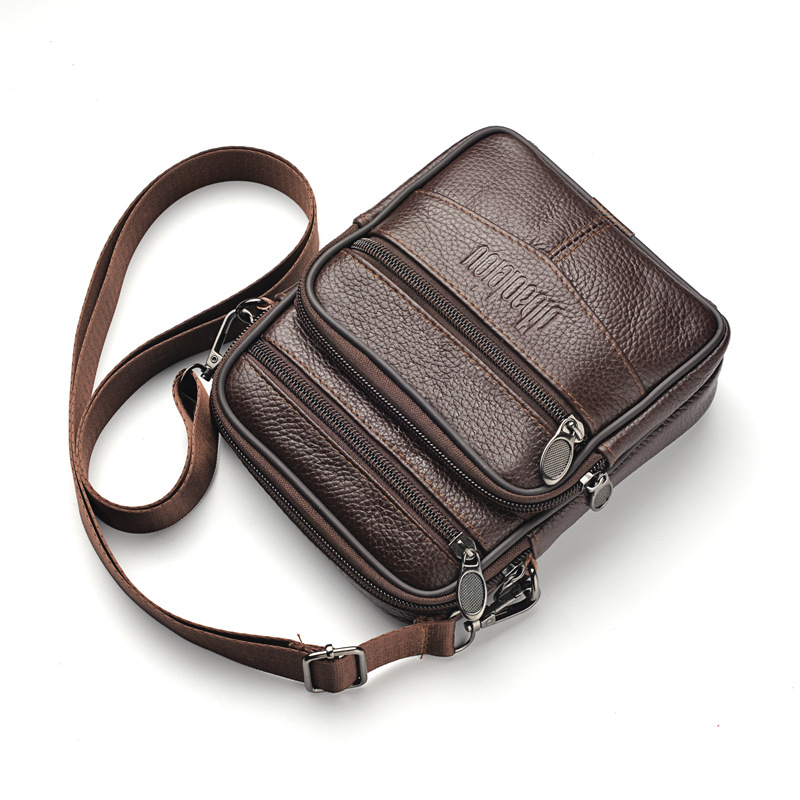 Men's New Genuine Leather Cros - đánh giá và giá Tablet Shoulder Bag