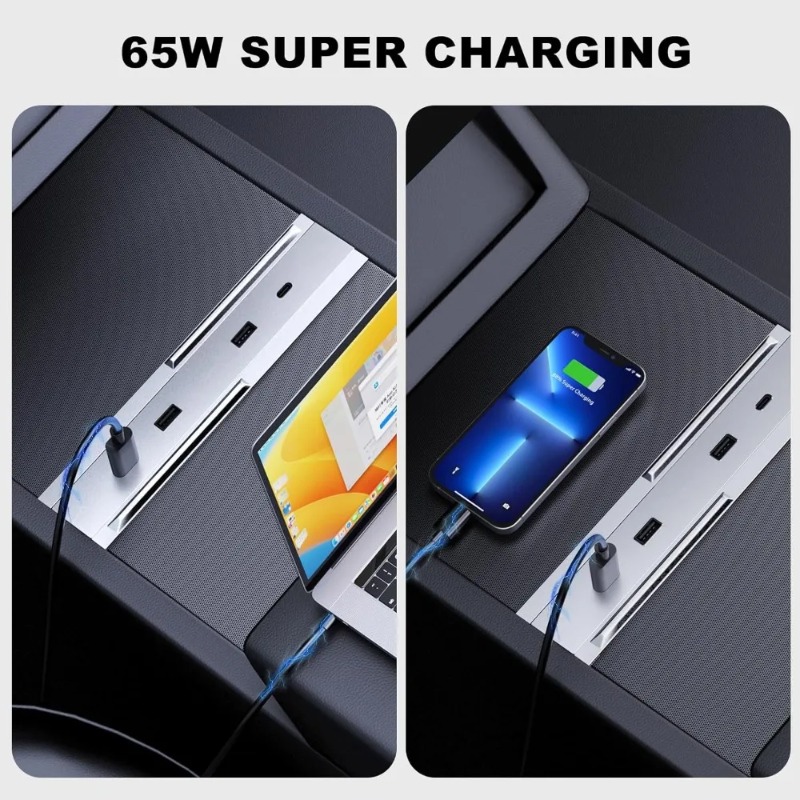 Center Console Car Adapter Mul - đánh giá và giá Usb Hub Type C