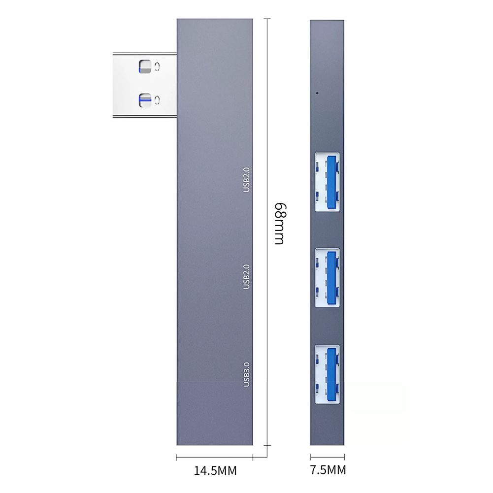 3 in 1 USB Docking Station OTG - đánh giá và giá Usb Hub Type C