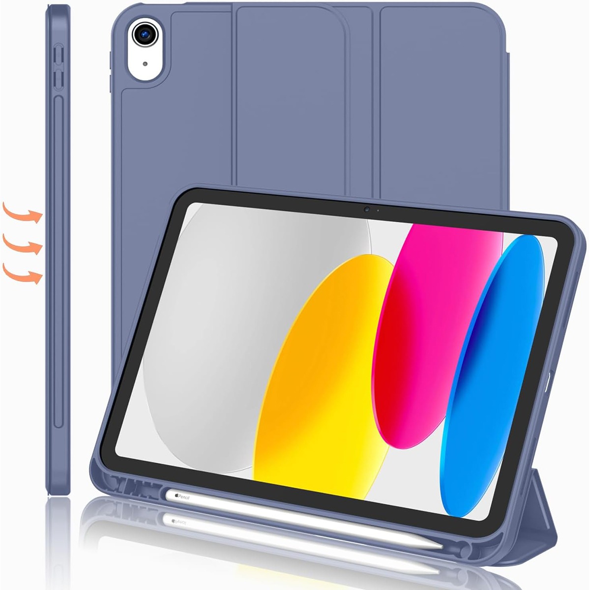 With Pencil Holder Funda for I - đánh giá và giá Ipad Cover Folio