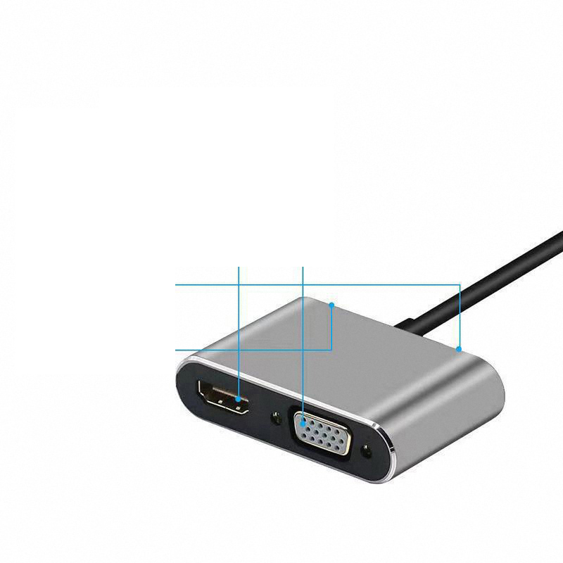 4K USB Type C to VGA 1080P USB - đánh giá và giá Usb Hub Type C