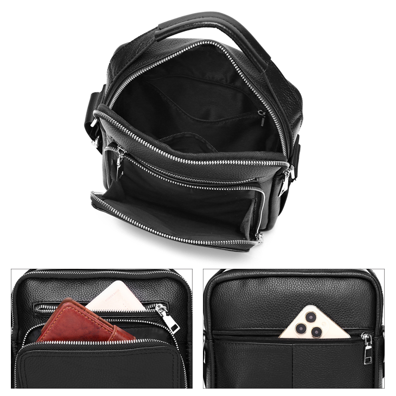 SCHLATUM Genuine Leather Men C - đánh giá và giá Tablet Shoulder Bag